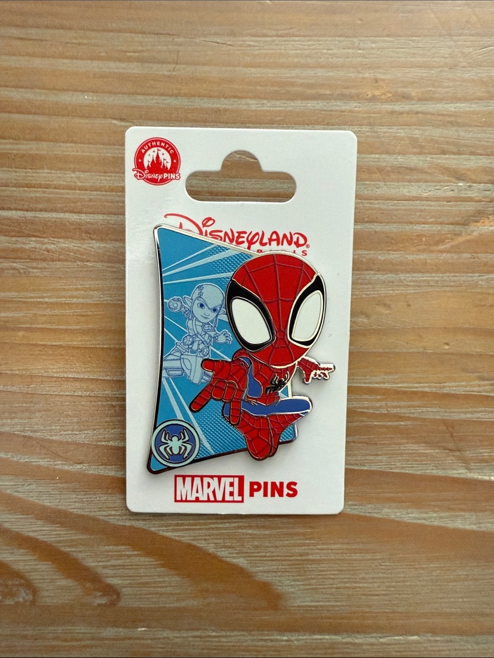 Disney Marvel Red and Blue Spider-Man Enamel Pin